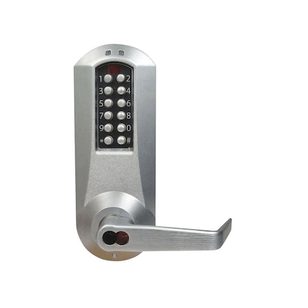 E-Plex 5000 Cylindrical Lock With Privacy, Winston Lever, 100 Access Codes, 3,000 Audit Events, Corb